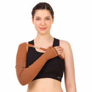 BeltWala Medilink Compression Arm Sleeve with Shoulder Strap | Arm Swelling Support, Lymphedema Care, Compression Support, Circulation Support & Post-Surgical Recovery | Unisex