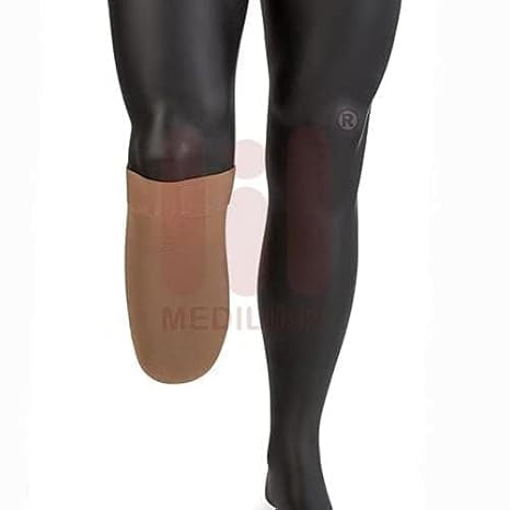 Medilink Below knee bk stump shrinker, limb compression with ventilation, amputee care, Beige
