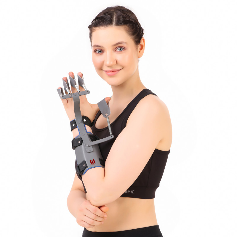 Dynamic cock up splint with Finger Extension Assist Right Hand